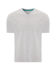 V Neck T-Shirt - Grey
